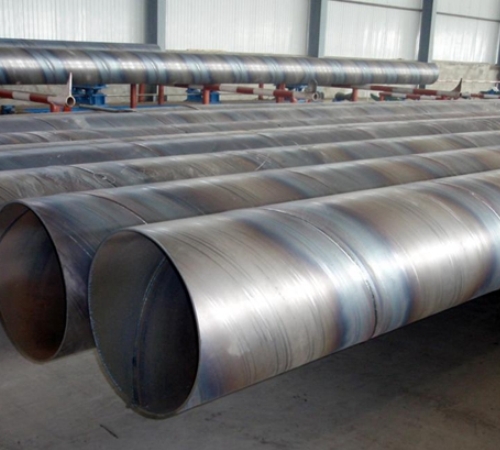 Spiral welded steel pipe