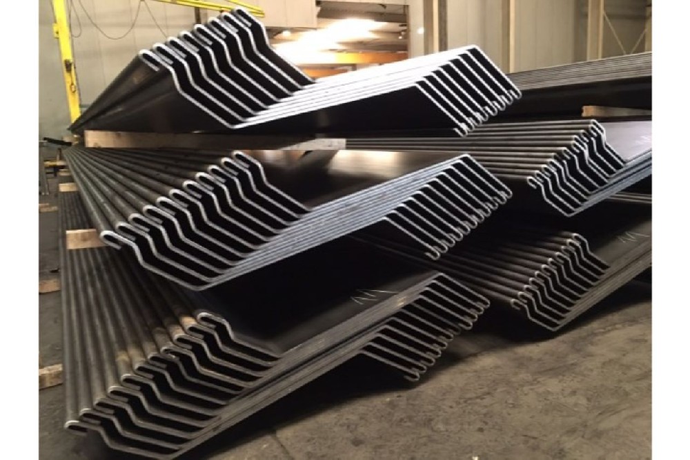 What are steel sheet pile types?