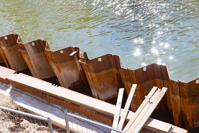 What is the use of steel sheet piling?