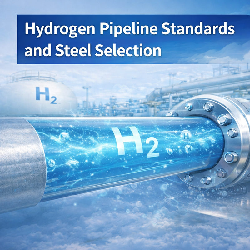 Hydrogen Pipeline Standards and Steel Selection